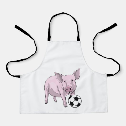 Tablier Pig Soccer joueur Soccer (Recto)