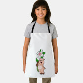 Tablier Pig with Flower Lily (Insitu)