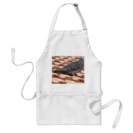 Tablier Pigeon Apron Sur Le Toit (Devant)