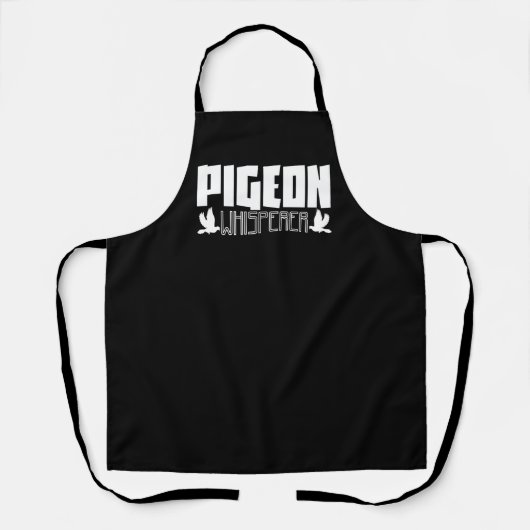 Tablier Pigeon Whisperer Pigeons Oiseaux Doses (Recto)