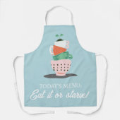 Tablier Pile de laver la citation amusante moderne (Recto)