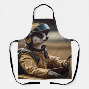 Tablier Pilote professionnel de course Meerkat, badge