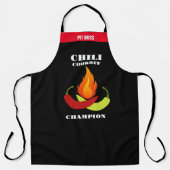 Tablier Piment de poivre, chili Cook Off Champon (Recto)
