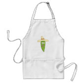 Tablier Piment Vert Souriant (Devant)