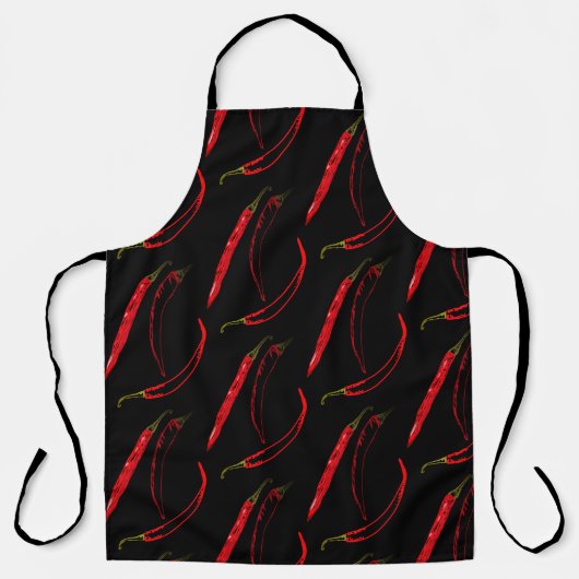 Tablier Piments chauds (Recto)