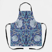 Tablier Pimpernel Blue, William Morris (Recto)