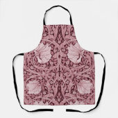 Tablier Pimpernel Maroon, William Morris (Recto)