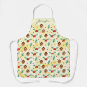 Tablier Pine Cones et Motif de Noël Holly (Recto)