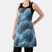 Tablier Pinecones bleus congelés (Insitu)