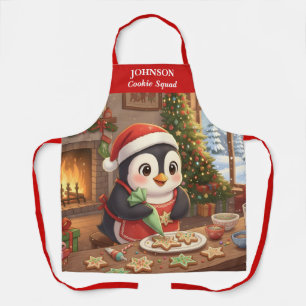 Tablier Pingouin à pâtisserie de vacances