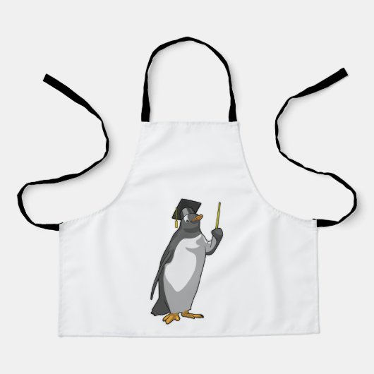 Tablier Pingouin as Teacher with Pointer (Recto)