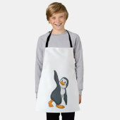 Tablier Pingouin au Yoga Exercice d'étirement (Porté)