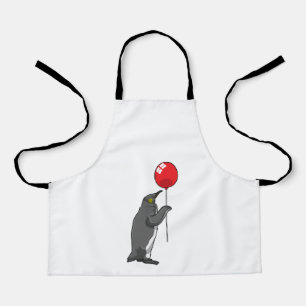 Tablier Pingouin avec ballon