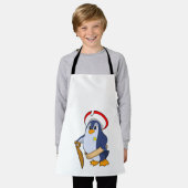 Tablier Pingouin comme pirate avec Casquette (Porté)