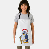 Tablier Pingouin comme pirate avec Casquette (Insitu)