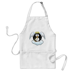 Tablier Pingouin d'ange de Noël