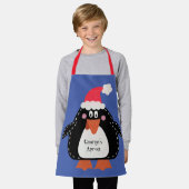 Tablier Pingouin de Noël (Porté)
