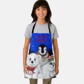 Tablier Pingouin de Noël bébé phoque de l'ours polaire (Insitu)