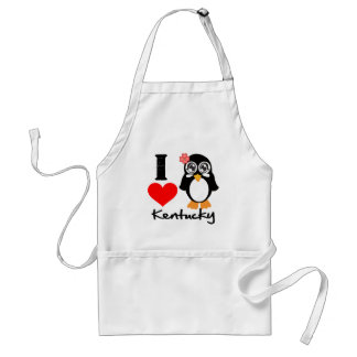 Tablier Pingouin du Kentucky - I Love Kentucky