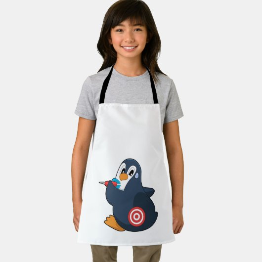 Tablier Pingouin fléchettes fléchettes (Insitu)