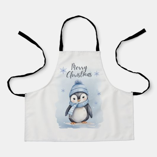 Tablier "Pingouin mignon" (Recto)