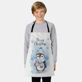 Tablier "Pingouin mignon" (Porté)