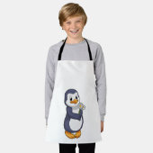 Tablier Pingouin with Daisy (Porté)