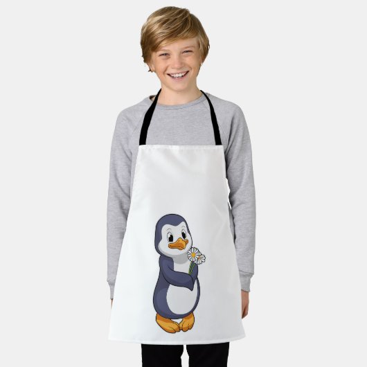 Tablier Pingouin with Daisy (Porté)