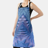 Tablier Pink bleu FRACTAL ABSTRAIT ~ (Insitu)