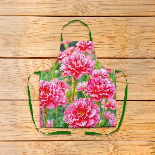 Tablier Pink Carnations Apron