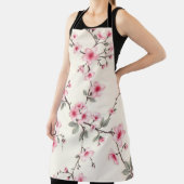 Tablier Pink Cherry Blossom Sakura Floral Pattern Spring (Insitu)