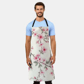 Tablier Pink Cherry Blossom Sakura Floral Pattern Spring (Porté)