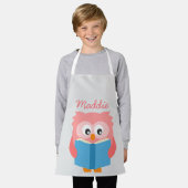 Tablier Pink cute reading (Porté)