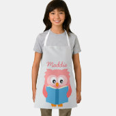 Tablier Pink cute reading (Insitu)