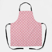 Tablier Pink Flower Plaid Pattern (Recto)