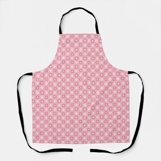 Tablier Pink Flower Plaid Pattern (Recto)