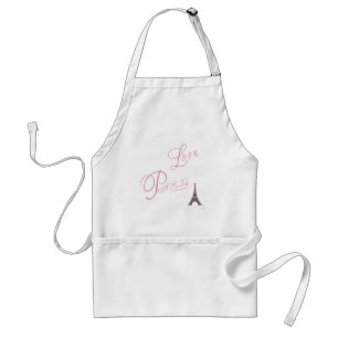 Tablier Pink-Love-Paris-Eiffel-Tower-Unique