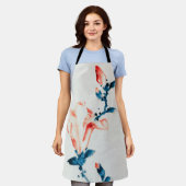 Tablier Pink Magnolia, Hokusai, Ukiyo-e (Porté)