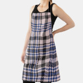 Tablier Pink Navy Glen Plaid texturé transparent (Insitu)