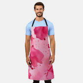 Tablier Pink on Pink Abstract (Porté)
