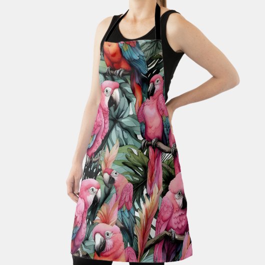 Tablier Pink parrots (Insitu)