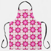 Tablier Pink Petal Mosaic pattern (Recto)