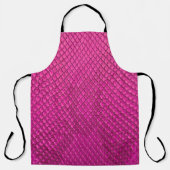 Tablier Pink python peau de serpent texture (Recto)
