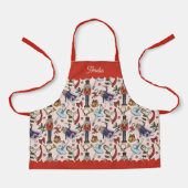 Tablier Pink & Red Christmas Nutcracker Ballet Kids (Recto)