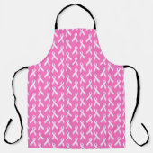 Tablier Pink Ribbon Pattern – Breast Cancer Awareness (Recto)