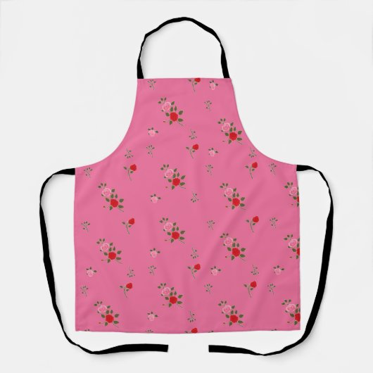 Tablier Pink roses (Recto)