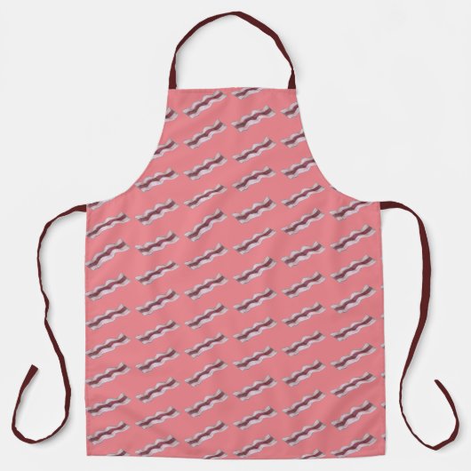 Tablier Pink Sizzling Gris Bacon Épices Petit déjeuner (Recto)