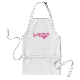 Tablier Pink State North Carolina Adult Apron
