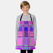 Tablier Pink tartan Fabric Pattern Cloth Madras (Porté)