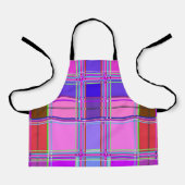 Tablier Pink tartan Fabric Pattern Cloth Madras (Recto)